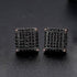 14K Gold-Plated Exquisite Micro Pave Cubic Zirconia Men & Women Stud Earrings